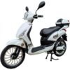 Elektromoped - Weiß 500W + Schlosskette