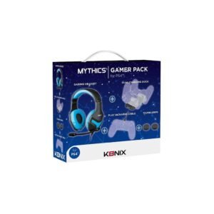Mikrofon PlayStation 4 Konix BLACK AND BLUE PS4 GAMER PACK