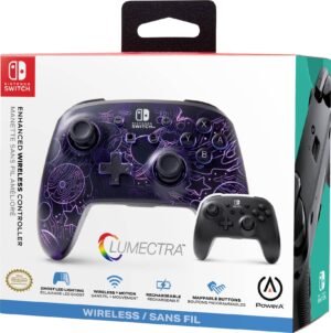 Power A Lumectra - "Galactic Vortex" Controller Nintendo Switch, Nintendo Switch Lite, Nintendo Switch OLED Schwarz