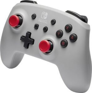 Power A "Retro Grey" Controller Nintendo Switch, Nintendo Switch Lite, Nintendo Switch OLED Grau